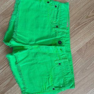 Ralph Lauren Polo Green Denim Shorts